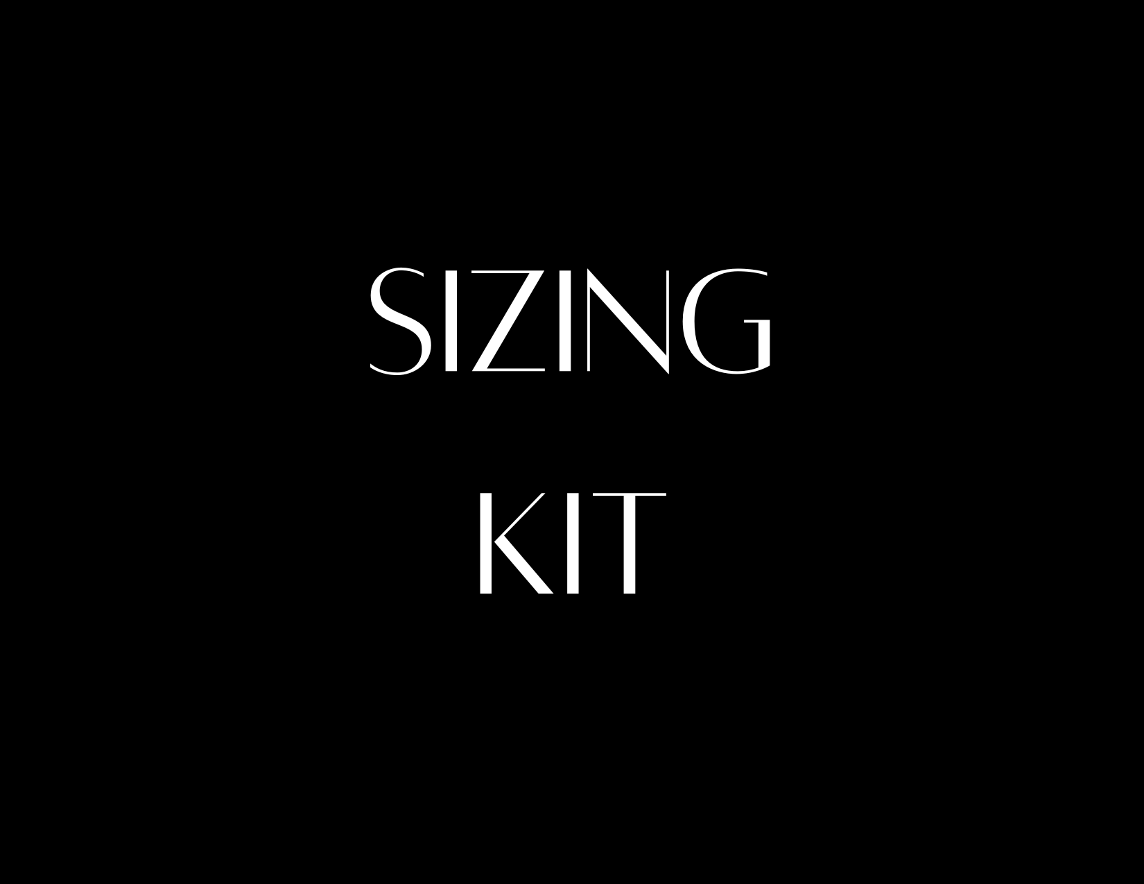 Sizing Kit